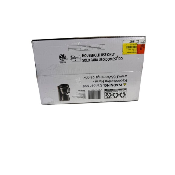 Mainstays 5 Cup Coffee Maker Kitchen Appliance Brew Senior Living College Dorm - Picture 11 of 11